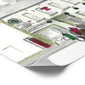 Der Moy-Platz Poster (Ecke)