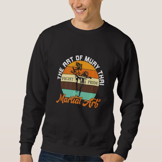 Der Muay Thai Boxing Mixed Martial Arts Sweatshirt (Vorderseite)