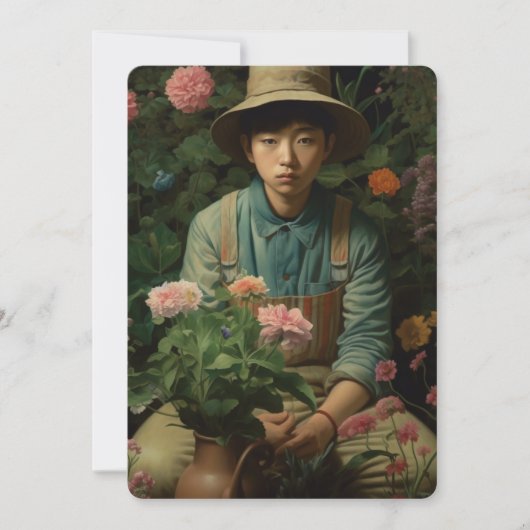 Der müde Gärtner (Vorderseite)