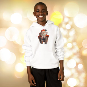 Der müde Weihnachtsmann-2-Junge Hoodie