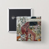 Der Mughal Kaiser Babur Button (Vorne & Hinten)