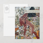 Der Mughal Kaiser Babur Postkarte (Vorne/Hinten)