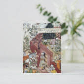 Der Mughal Kaiser Babur Postkarte (Stehend Vorderseite)