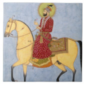 Der Mughal Kaiser Farrukhsiyar (1683-1719) (r.1713 Fliese (Vorderseite)