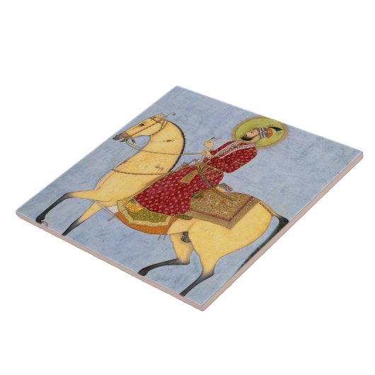 Der Mughal Kaiser Farrukhsiyar (1683-1719) (r.1713 Fliese (Seite)