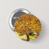 Der Mulberry-Baum, Vincent Van Gogh Button (Vorne & Hinten)