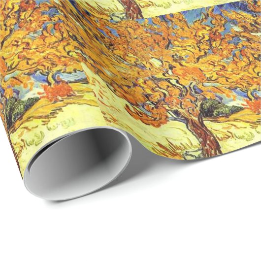 Der Mulberry-Baum, Vincent Van Gogh Geschenkpapier (Rolleneckpunkt)