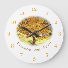 Der Mulberry-Baum, Vincent van Gogh Große Wanduhr
