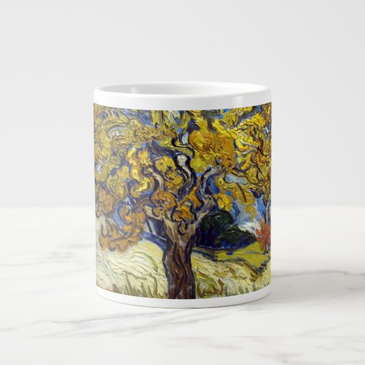 Der Mulberry-Baum. Vincent Van Gogh. Künstliche Ku Jumbo-Tasse (Vorderseite)