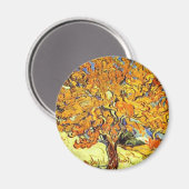 Der Mulberry-Baum, Vincent Van Gogh Magnet (Vorderseite/Rückseite)