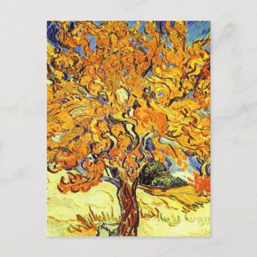 Der Mulberry-Baum, Vincent Van Gogh Postkarte (Vorderseite)