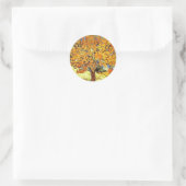 Der Mulberry-Baum, Vincent Van Gogh Runder Aufkleber (Tasche)