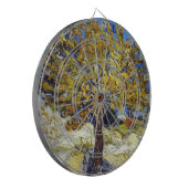 Der Mulberry Tree, Vincent van Gogh. Vintag Dartscheibe (Vorderseite Links)