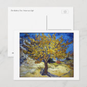 Der Mulberry Tree, Vincent van Gogh. Vintag Postkarte (Vorne/Hinten)
