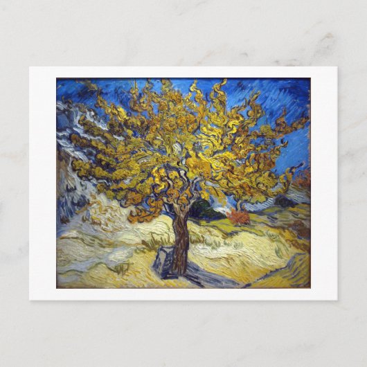Der Mulberry Tree, Vincent van Gogh. Vintag Postkarte (Vorderseite)