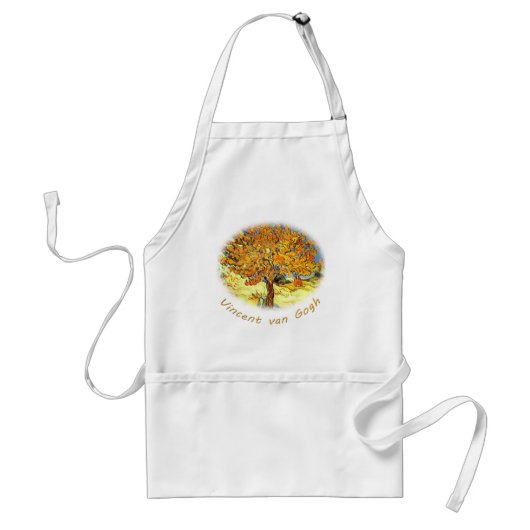 Der Mulberry Tree, Vincent van Gogh. Vintag Schürze (Vorne)