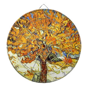 Der Mulberry Tree, Vincent van Gogh. Vintage Kunst Dartscheibe