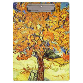 Der Mulberry Tree, Vincent van Gogh. Vintager Ruf Klemmbrett