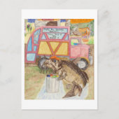 Der Müllsammler Postkarte (Vorderseite)