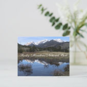 Der Mummy Range Rocky Mountain Nationalpark Postkarte (Stehend Vorderseite)