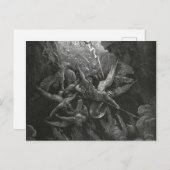 Der Mund der Hölle von Gustave Dore Postkarte (Vorne/Hinten)