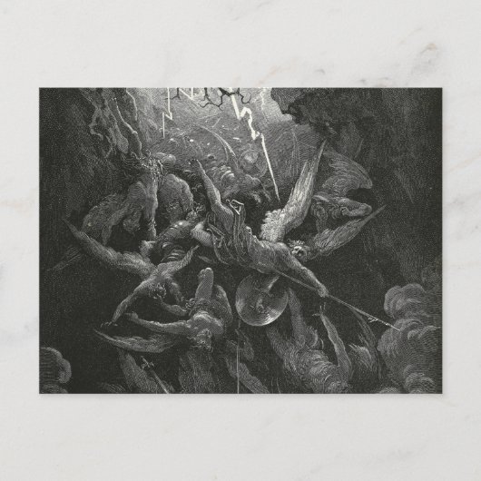 Der Mund der Hölle von Gustave Dore Postkarte (Vorderseite)