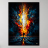 Der Mund des Urteils – Monumentaler Expressionismu Poster (Vorne)