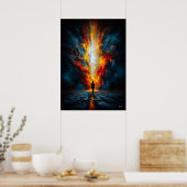 Der Mund des Urteils – Monumentaler Expressionismu Poster (Küche)