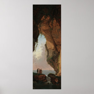 Der Mund einer Höhle (1784) Hubert Robert Poster