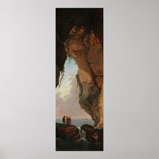 Der Mund einer Höhle (1784) Hubert Robert Poster (Vorne)