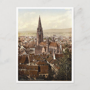 Der Münster, Freiburg, Baden, Deutschland großarti Postkarte