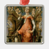 Der MuseThalia Silbernes Ornament (Vorne)