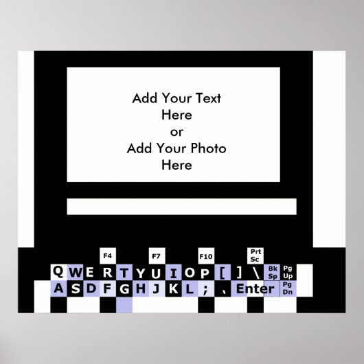 Der MUSEUM Künstler-Reihen-Bild-Computer Bkltr Poster (Vorne)