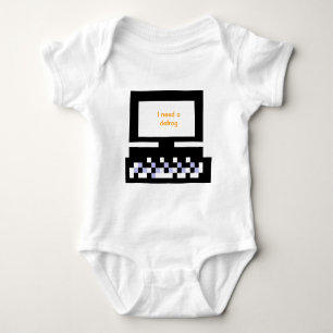 Der MUSEUM Künstler-Reihen-Bild-Computer Defrag Baby Strampler
