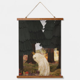 Der Mushroom King Wandteppich Mit Holzrahmen