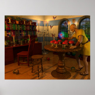 Der Mushroom-Mann Poster