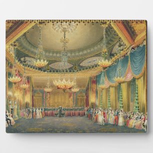 Der Music Room von "View of the Royal Pavillon", Fotoplatte