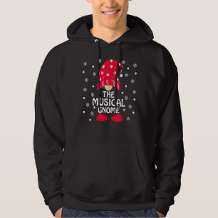 Der musikalische Gnome passt Familie Weihnachten P Hoodie