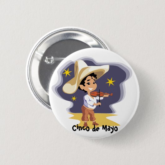 Der Musiker - Button (Vorne & Hinten)