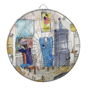 Der Musiker Dartscheibe