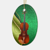 Der Musiker Keramik Ornament (Links)