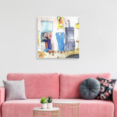 Der Musiker Leinwanddruck (Insitu (Wohnzimmer))