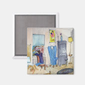 Der Musiker Magnet (Vorderseite/Rückseite)