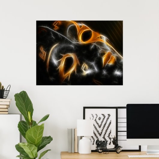 Der Musiker Poster (Heimbüro)