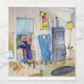 Der Musiker Weinetikett (Einzelnes Label)