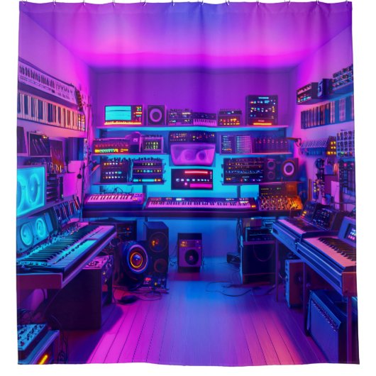 Der Musiksaal Duschvorhang (Vorderseite)