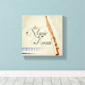 Der Musiksaal Leinwanddruck (Insitu (Holzboden))