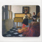 Der Musikunterricht Johannes Vermeers (circa1663) Mousepad (Vorne)
