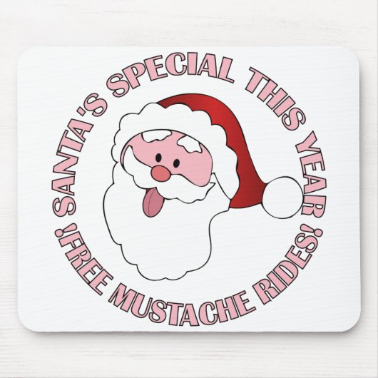 Der Mustache fährt Mousepad des Weihnachtsmanns (Vorne)