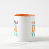 Der Mustache ließ dich die lustige Mustache-Tasse Tasse (Zentrum)